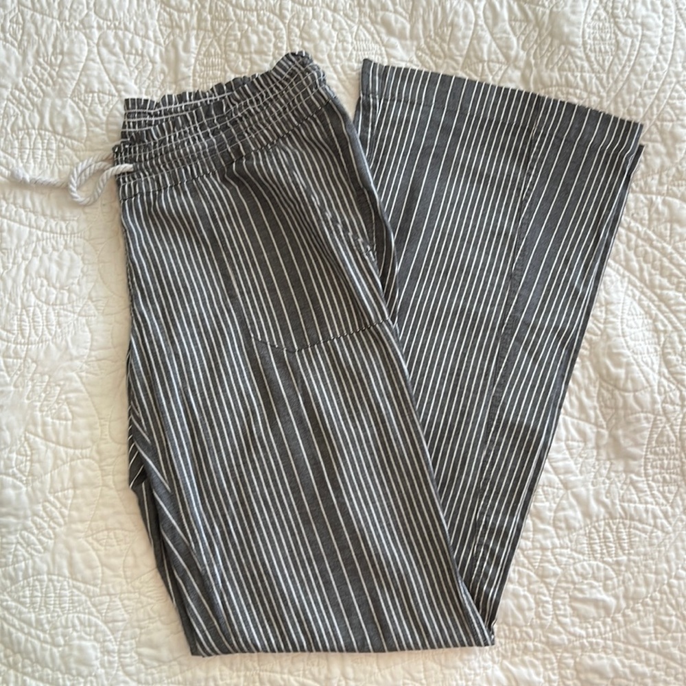Roxy pinstripe beach pant, medium